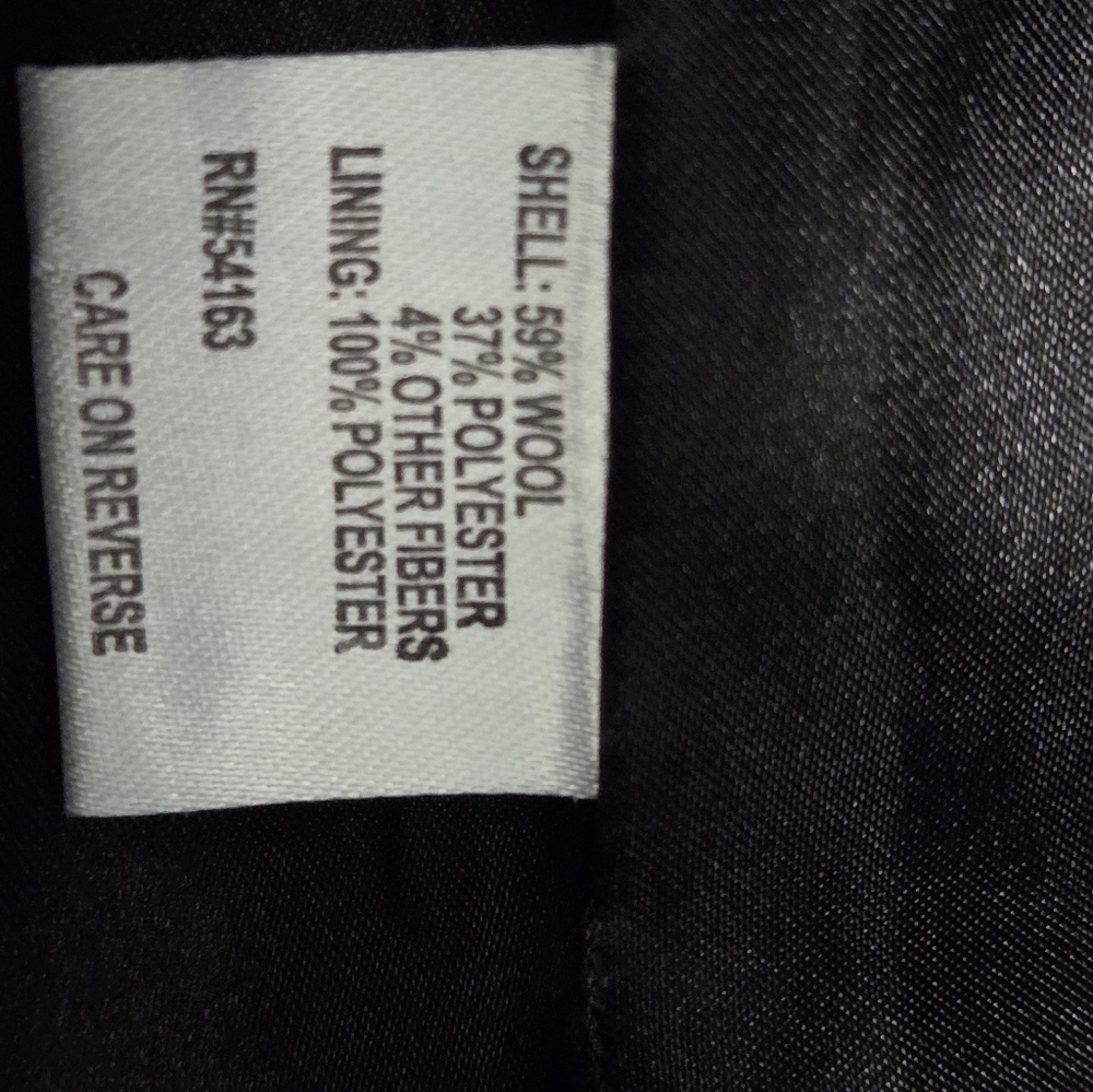 Calvin Klein Wool Coat Women ,Royal Blue Wool Blend Sz 8. - Picture 11 of 16